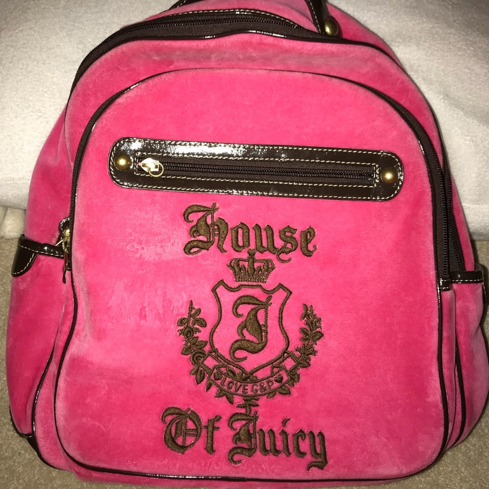 Juicy Couture Velour Girls Backpack